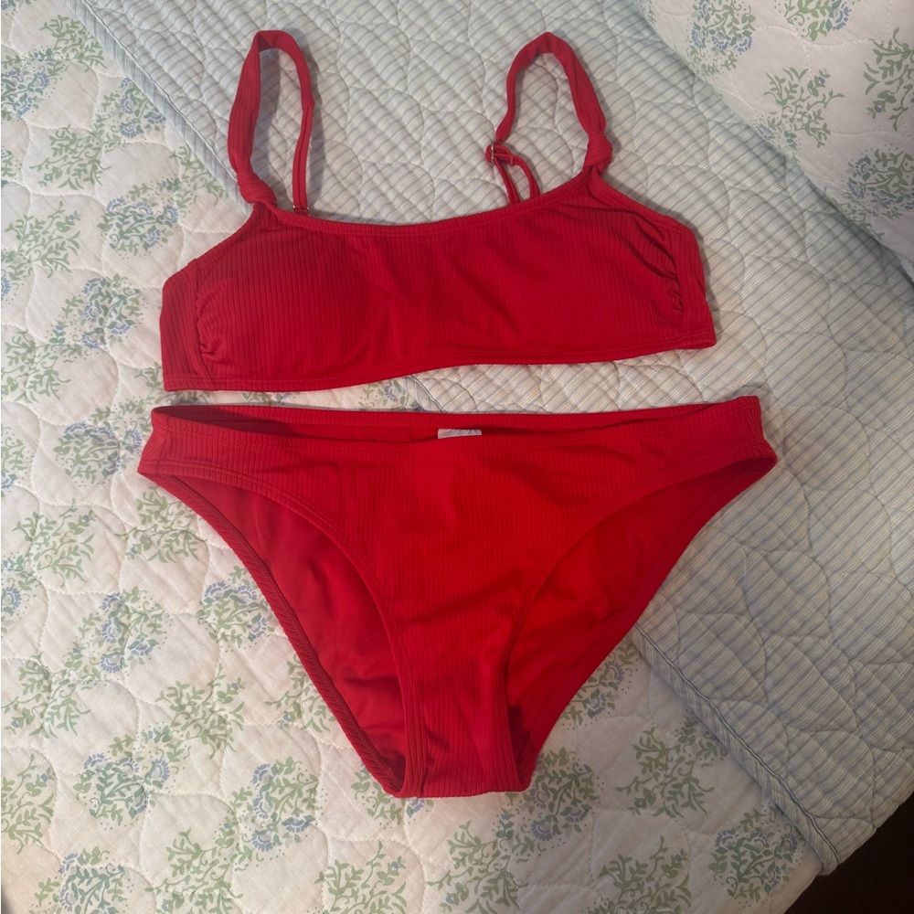 Xhilaration Vibrant Red Bikini Set